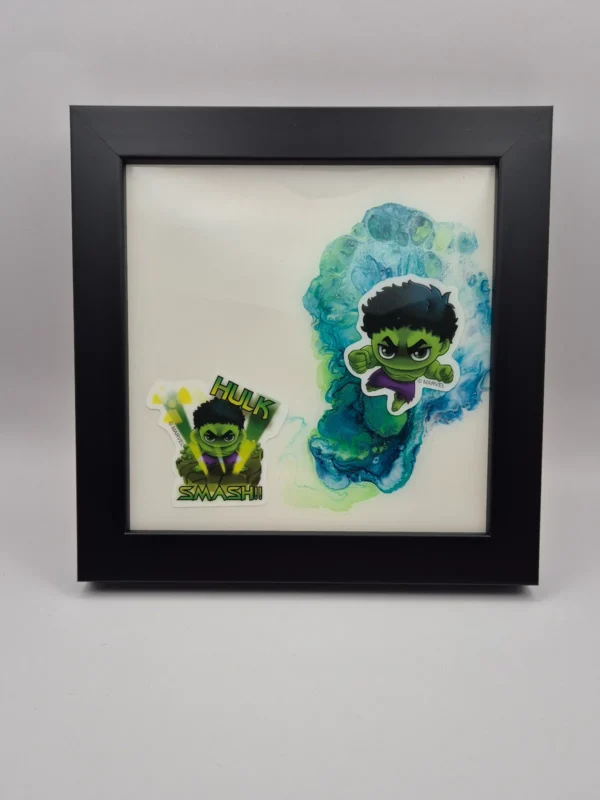 Podtácek v dřevěném rámu | 18 cm | Závěsný - Image 30
