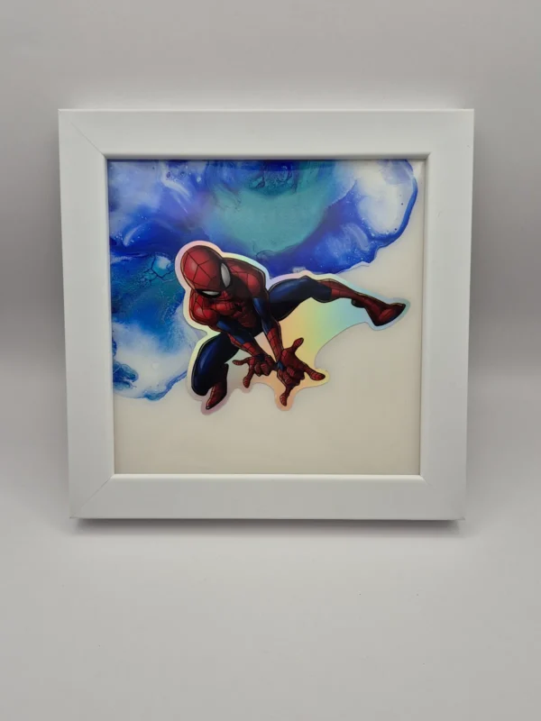 Podtácek v dřevěném rámu | 18 cm | Závěsný - Image 2