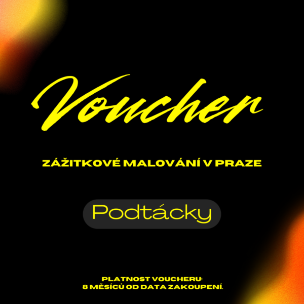 Voucher - Podtácky, workshop, zážitkové malování